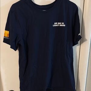 Nike Dark Blue Tee with White Logo